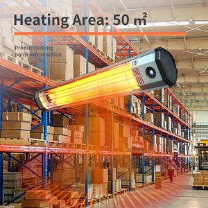 CH260 pemanas luar ruangan 6000W untuk penggunaan komersial kontrol Wifi untuk lokakarya pertanian ternak ruang kerja besar perlindungan terlalu panas - Product Image 5