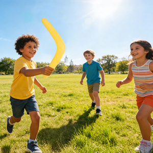 <span class=keywords><strong>Boomerang</strong></span> coloré en forme de V pour enfants, en PP durable, avec logo personnalisé, pour jeux en plein air – Vente en gros - Product Image 5