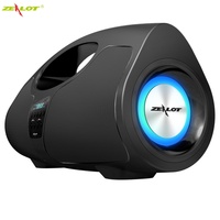 Caisson de basses extérieur multifonction USB charge musique karaoké Portable sans fil bleu dent haut-parleur avec microphone