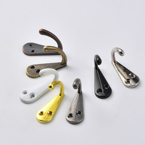 Retro Minimalist Wall <b>Hook</b> Cast Iron Single <b>Hook</b> For Coat Cap Entryway <b>Kitchen</b> Bathroom Door Mounting - Product Image 1