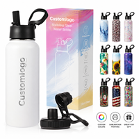 Gobelet isotherme portable en acier inoxydable blanc de 32 oz pour sublimation, avec poignée et paille, idéal pour les voyages en voiture - Vente en gros
