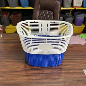 Panier de vélo en plastique, fixation sur guidon, ouverture supérieure durable, 35,5x25,5 mm, base 27x20 mm, pour vélo, scooter, rangement de légumes - Product Image 5