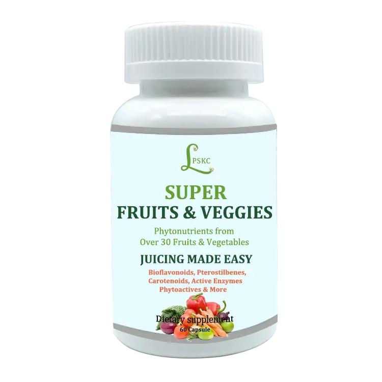 Integratore alimentare Private Label Super Food multivitaminici verdure Softgels capsule gommose vitaminiche