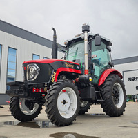 Tracteurs compacts chinois multifonctions 140HP 150HP 160HP 180HP 100HP 120HP, tracteurs 4x4 bon marché avec cabine et CE