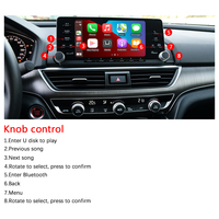 Rhythm Android Mirroring CarPlay decodificador inalámbrico CarPlay adaptador OEM Radio actualización para Honda Accord LX EX 2018-2020 híbrido
