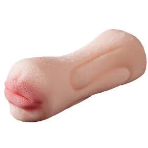 Masturbatore Maschile Hot Sale con Sensazione Realistica di Vagina e Bocca per Uomini - Product Image 1