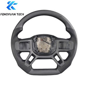 Volante de Fibra de Carbono Forjado para Land Rover Range Sport <span class=keywords><strong>sv</strong></span> Discovery 3 110 Defender <span class=keywords><strong>Velar</strong></span> Evoque 2018 - Product Image 1
