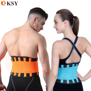 Produttore vendite dirette Fitness in gomma supporto per la schiena cintura dimagrante regolabile in vita - Product Image 2