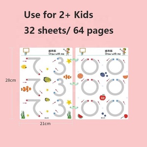 Libro per l'Apprendimento della Scrittura per Bambini, Pratica di Scrittura e Pulizia, Libro Punto <span class=keywords><strong>a</strong></span> Punto per Asilo - Product Image 3