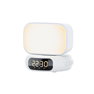 Altavoz inalámbrico 2025, reloj despertador con luz inteligente <span class=keywords><strong>para</strong></span> niños y adultos, dormitorio con luz RGB - Product Image 1