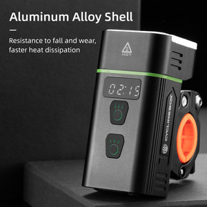 Yueli Cyclingbox Bicycle <b>Light</b> 4 <b>Led</b> Headlight <b>Rechargeable</b> Aluminum Alloy IpX4 Waterproof For Road Mountain Bike - Product Image 3