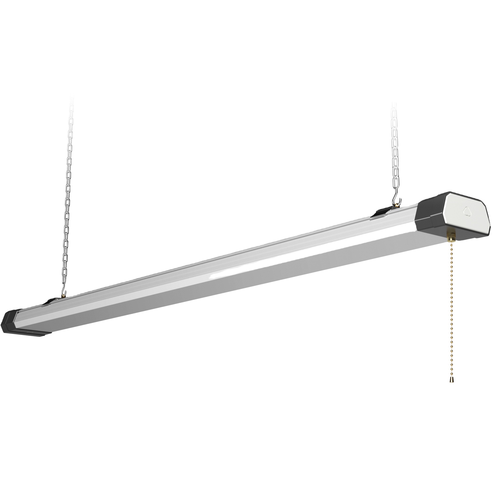 Amazon 100 Вт Светодиодная лампа для магазина лаборатории тестирования электроприборов, США (etl) 120vac управления люминисцентными лампами 4 фута светодиодный потолочный светодиодный светильник, промышленное для торгового центра гараж светодиодные фонари