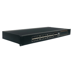 Commutateur Ethernet industriel géré L3 IEEE802.3af/at POE+ Gigabit 24 ports avec liaison montante 10G et 4 ports SFP, commutateur de cœur 10G géré - Product Image 2