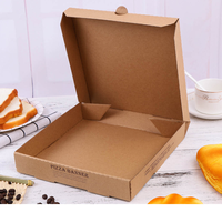 Emballage en carton ondulé de qualité alimentaire avec logo personnalisé Impression offset Forme octogonale Boîte à pizza