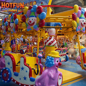 Atracción de circo popular y divertida: El payaso vuela, paseo familiar para niños, para parques de atracciones al aire libre y ferias. - Product Image 3