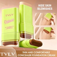 TVLV Stick de fond de teint léger et couvrant, fini crémeux, résistant à l'eau et à la transpiration, application facile, longue tenue, aspect naturel peau nue