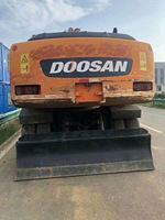 Excavatrice sur pneus d'occasion Doosan DH210W-7 21 tonnes, pelleuse d'occasion DX150W-7 DX140W DX60W DX55W de haute qualité