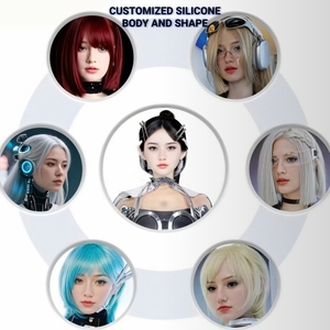 Bionische humanoïde receptierobot met op maat gemaakt siliconenlichaam en rijke uitdrukkingen - Product Image 4