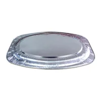Case of Aluminum - 17⅔ x 14⅖ x 3⅛ - Disposable - Large Oval