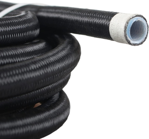 HaoFa universal Nylon trenzado SS PTFE manguera enfriador de aceite manguera de tubo hidráulico para Auto y motocicleta AN4 6 8 10 12 - Product Image 2