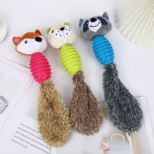 Giocattolo da masticare di lusso per cani - Giocattolo in gomma resistente e peluche, promuove la salute dentale e il gioco interattivo - Product Image 4