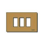Cache-interrupteur mural en plaque d'aluminium bronze, 12,3 po x 7,5 po x 0,6 po - Product Image 1