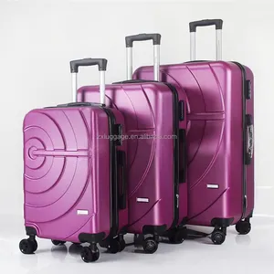 Koper Sekolah guangzhou 20 24 28 inci set koper berpergian 3 ukuran abs mudah perjalanan