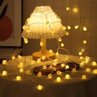 Guirlande lumineuse LED 3D RGBW 3000K 6000 lm en forme de boules de Noël, étanche IP44, givrée, 1,5m-100m, pour décoration de mariage et de fêtes