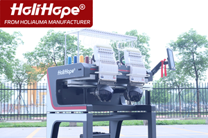 Mesin Bordir Komputer Kecil 1 Kepala untuk Kaos, Logo 3D, 15 Warna, Harga Bagus, Brother 2 Head Single Head - Product Image 3