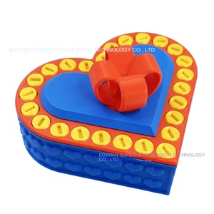 Tableau de dessin 3D imprimé en forme de cœur pour la Saint-Valentin, thème amour, pour le dessin transfrontalier (Plastique ABS 8cm) - Product Image 6
