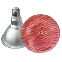 Ampoule LED PAR38 RGB 40W E27 AC à CRI élevé >80, boîtier en aluminium IP65, télécommande, dimmable, pour Noël, jardin, extérieur, paysage