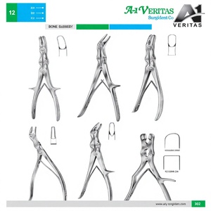 เครื่องตัดกระดูกสแตนเลสเกรดพรีเมียม A-1 VERITAS สำหรับการผ่าตัดกระดูกและข้อ  ใช้งานหนัก ทนทาน ใช้ซ้ำได้ ออกแบบมาเพื่อการใช้งานด้วยมือ - Product Image 3