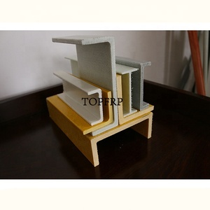 โปรไฟล์ไฟเบอร์กลาสสีตามสั่ง รูปทรงช่อง FRP - Product Image 2