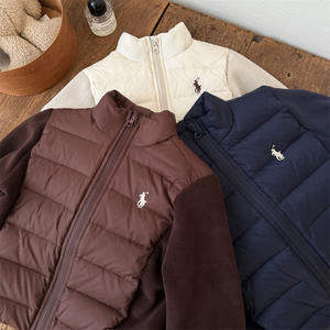 Piumini per bambini inverno nuovi arrivi abbigliamento da ragazzi e da ragazza piumini ricamati piumini per bambini - Product Image 5