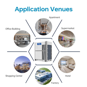 Climatiseur central intelligent R410a DC Inverter Climatiseurs centraux intelligents Climatiseur multi-zones à contrôle Wifi intelligent - Product Image 6