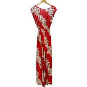 Jumpsuits casuales sin espalda con estampado playero de diseño de alta calidad, personalizados, 100% rayón, tela suave, estilo bohemio. - Product Image 4