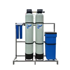 Sistema di addolcitore d'acqua home 500 1000 1500lph filtro addolcitore d'acqua con resina a scambio ionico