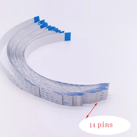 Câble de tête d'impression 14 broches I3200 pour imprimante à plat UV à solvant Epson I3200/I1600/4720, câble de données FFC plat 1.0*14P*400*A