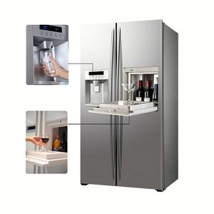 608L Custom Capacity Energy Saving R600a Frost Free Built in Side by Side Refrigerator With Ice Maker - Product Image 2