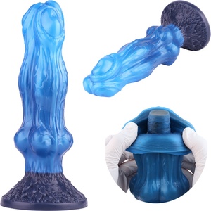 YOCY Nuevo Dildo de Fantasía, Tapón Anal de Silicona con Nudo de Perro, Estimulador de Pene, Ano y Vagina, Enorme Tapón Anal de Lobo, Juguetes Sexuales para Adultos Gays al por Mayor - Product Image 1