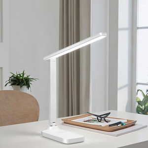 Lámpara de Escritorio con Luz de Lectura de Diseño Moderno, Luz Nocturna de Tres Colores, Base E26, Protección Ocular <span class=keywords><strong>para</strong></span> Sala de Lectura, Regalo <span class=keywords><strong>para</strong></span> Niños - Product Image 1
