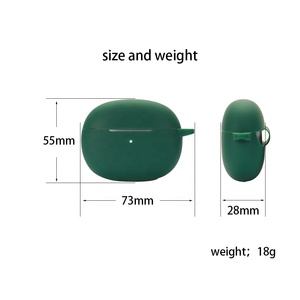 Personnalisation des fabricants pour TORRAS Genie11 étuis pour écouteurs sans fil étui pour écouteurs écouteurs housse pour casque avec crochet - Product Image 3
