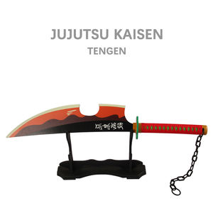 Usine En Gros Anime Demon Slayer Uzui <span class=keywords><strong>Tengen</strong></span> Arme Couteau En Bois <span class=keywords><strong>Katana</strong></span> Jeu De Rôle Jouet Épées Pour Cosplay Props Jouant Garçons - Product Image 4