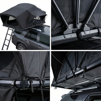 Tente de toit pliable pour voiture, imperméable, quatre saisons, base en aluminium, modèle SY-12, pour le camping tout-terrain et les voyages en autonomie