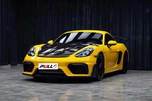 Kit de carrosserie de pare-chocs de voiture de haute qualité pour <span class=keywords><strong>Porsche</strong></span> <span class=keywords><strong>718</strong></span> 2016 + mise à niveau vers le capot d'assemblage de pare-chocs avant arrière en Fiber de carbone de style <span class=keywords><strong>GT4RS</strong></span> - Product Image 3