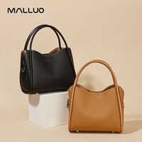 Tas Selempang Wanita Kulit Asli Model Bucket, Kulit Sapi Lapis Atas Berkualitas Tinggi, Tas Tote Mewah, Tas Tangan Wanita Kualitas Bagus