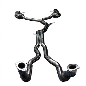 ท่อไอเสียสแตนเลสแบบครบชุด Vortex Racing พร้อมท่อหน้า สำหรับ Audi B9 RS5 2.9T V6 อะไหล่ปรับแต่งเสียง - Product Image 1