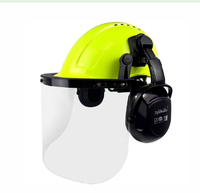 Casque de sécurité forestier avec visière et protège-oreilles, casque de protection pour travaux forestiers et industriels
