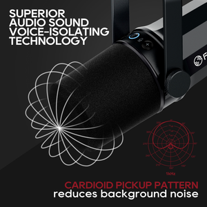 Micrófono Dinámico FDUCE XLR USB de Modo Dual para Podcast, Juegos y Transmisión, Micrófono XLR Profesional - Product Image 3