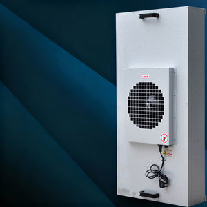 وحدة فلتر مروحة HEPA عالية الكفاءة من الفولاذ المطلي بالألومنيوم - للغرف النظيفة الصيدلانية - Product Image 4